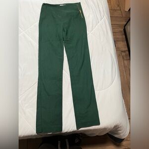 H&M Teal Pants with Gold Zipper